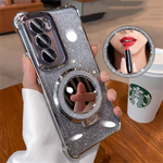 Samsung Galaxy - Glitter Mirror Case with Stand