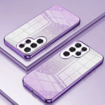 Samsung Galaxy - Glitter Plated Shockproof Silicone Case