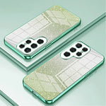 Samsung Galaxy - Glitter Plated Shockproof Silicone Case