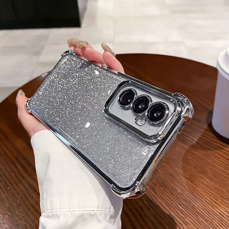 Samsung Galaxy - Glitter Silicone Shockproof Case