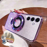 Samsung Galaxy - Gradient Glitter Case with Stand