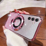 Samsung Galaxy - Gradient Glitter Case with Stand