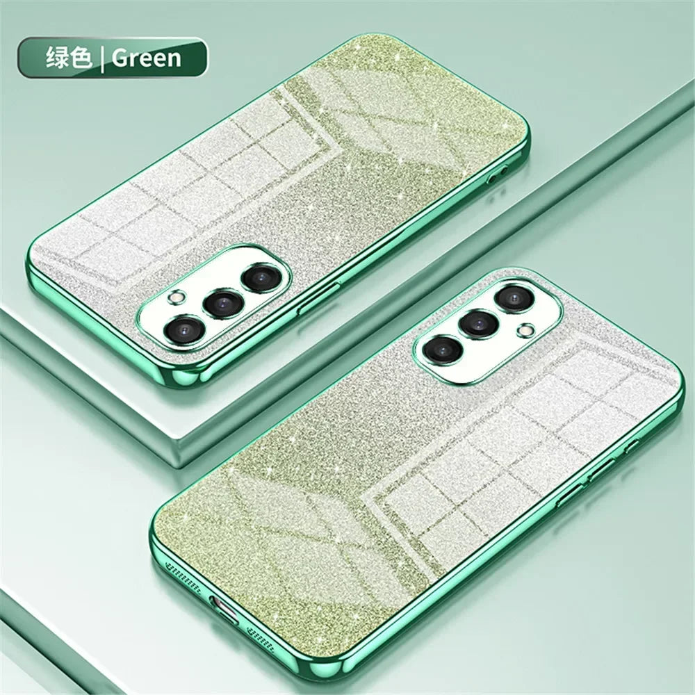 Samsung Galaxy - Gradient Glitter Soft Silicone Case
