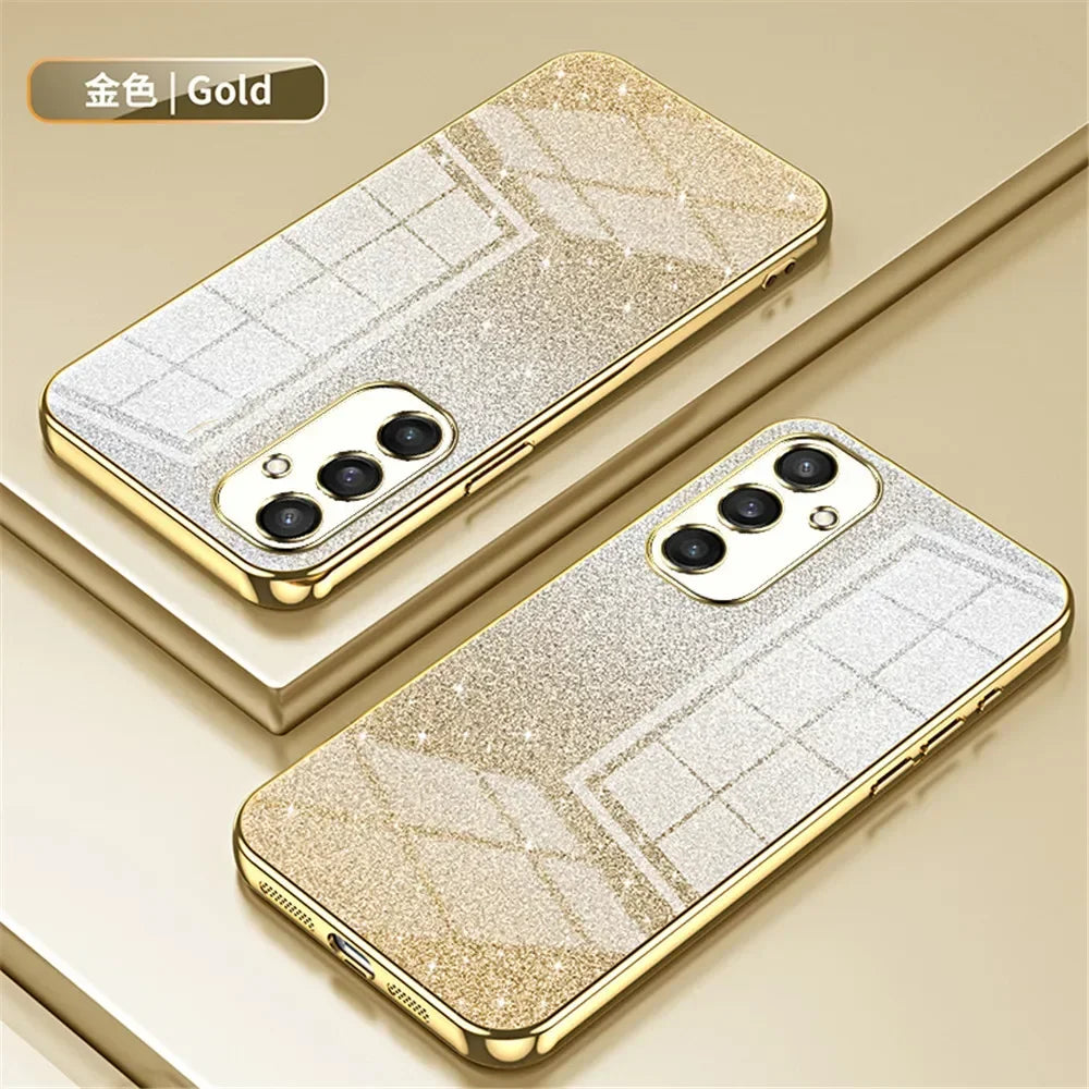 Samsung Galaxy - Gradient Glitter Soft Silicone Case