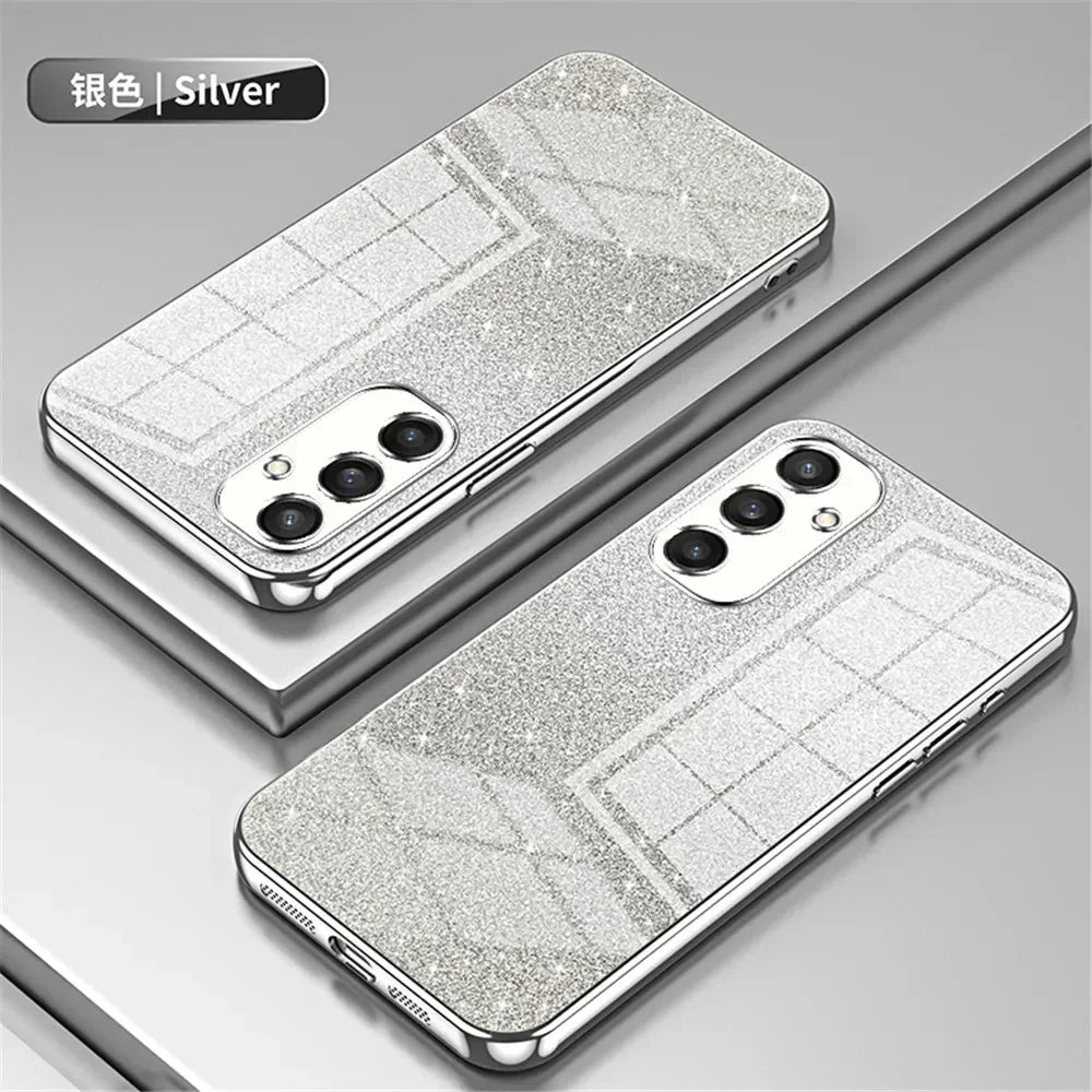 Samsung Galaxy - Gradient Glitter Soft Silicone Case