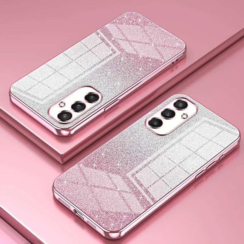 Samsung Galaxy - Gradient Glitter Soft Silicone Case