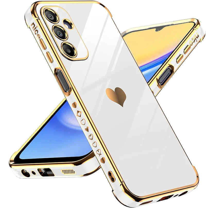Samsung Galaxy - Luxury Case with Heart Pattern