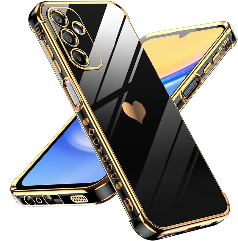Samsung Galaxy - Luxury Case with Heart Pattern
