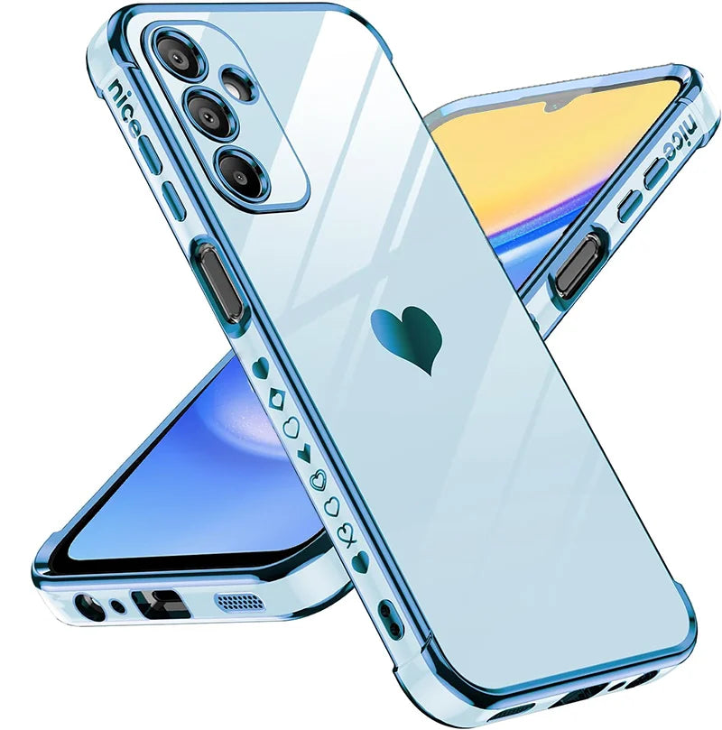 Samsung Galaxy - Luxury Case with Heart Pattern