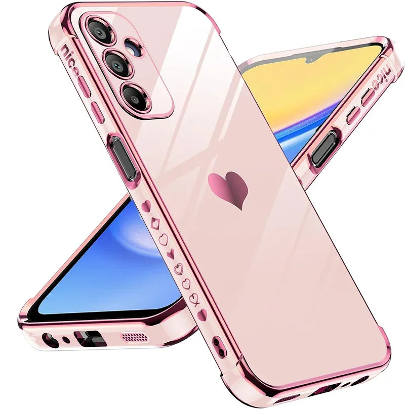 Samsung Galaxy - Luxury Case with Heart Pattern