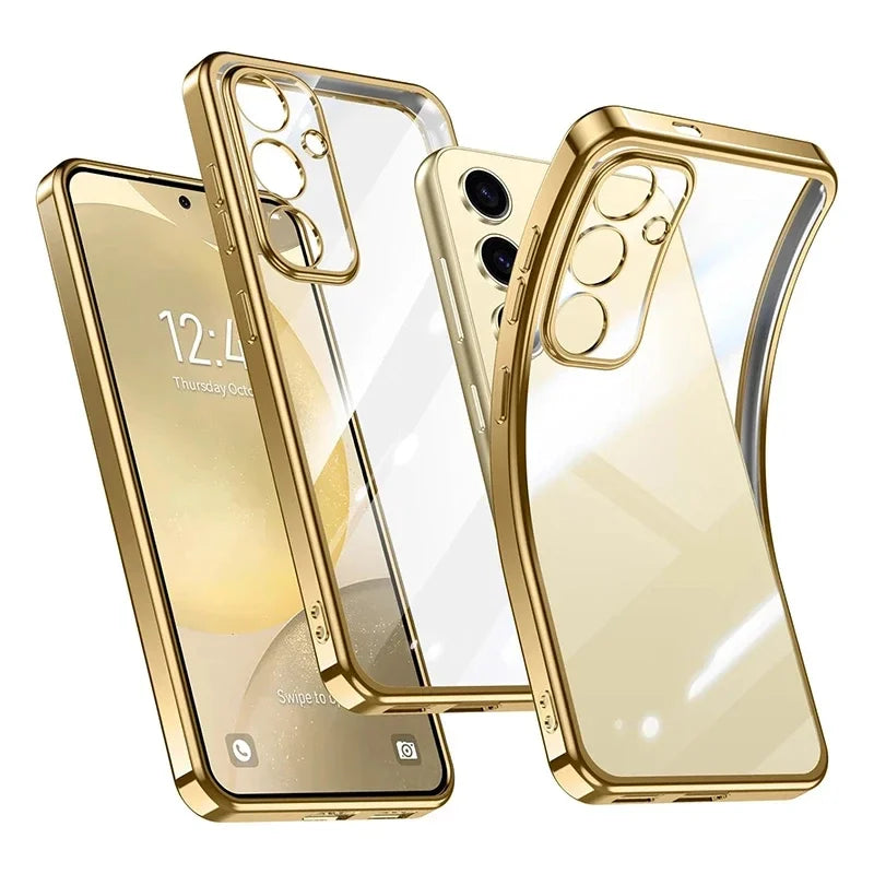 Samsung Galaxy - Luxury Glitter Plating Silicone Case