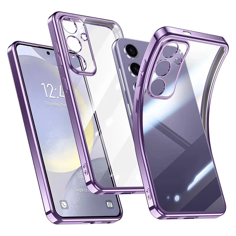 Samsung Galaxy - Luxury Glitter Plating Silicone Case