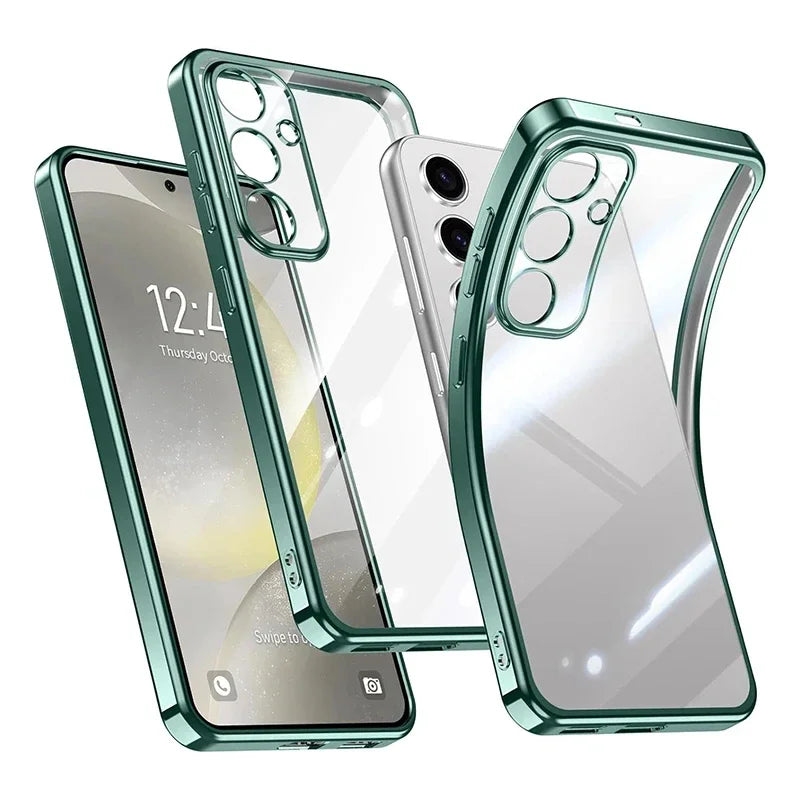 Samsung Galaxy - Luxury Glitter Plating Silicone Case