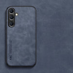 Samsung Galaxy - Luxury Leather Look Case With Magnetic Plate