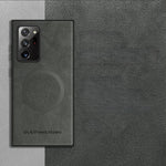 Samsung Galaxy - Luxury Leather Look Rugged Case