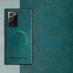 Samsung Galaxy - Luxury Leather Look Rugged Case