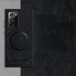 Samsung Galaxy - Luxury Leather Look Rugged Case