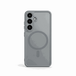 Samsung Galaxy - Luxury Matte translucent grey phone case with a matte finish, three camera cutouts and a magnetic charging ring