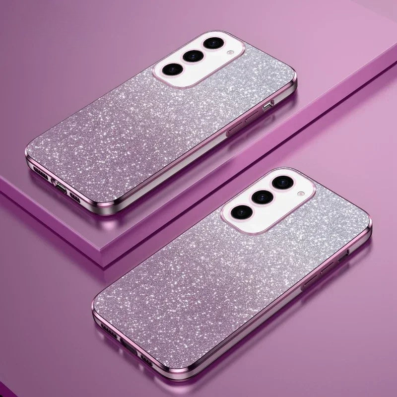 Samsung Galaxy - Magnetic Glitter Case with Stand