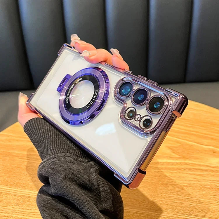 Samsung Galaxy - Magnetic Shockproof Case with Stand