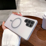 Samsung Galaxy - MagSafe Clear Matte Shockproof Case