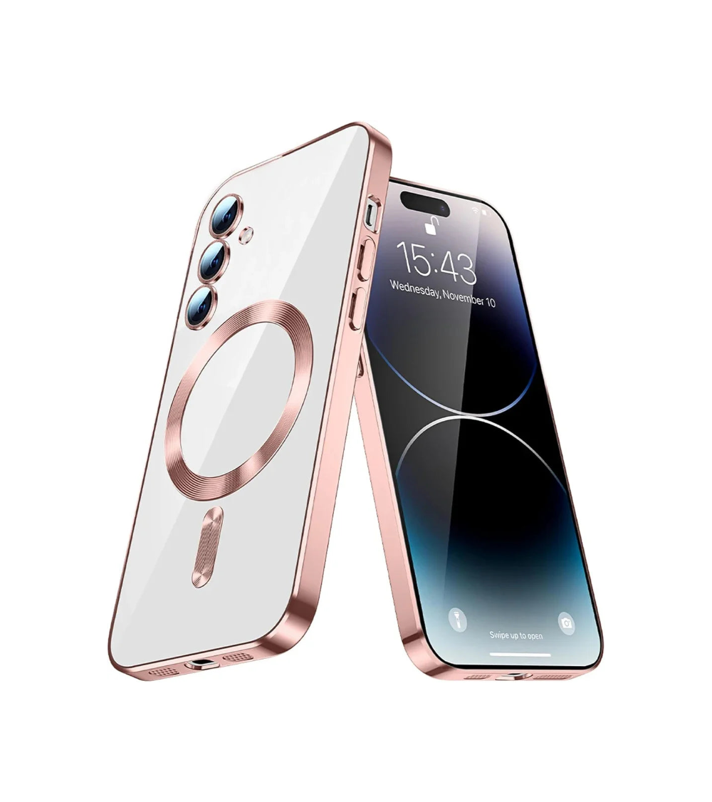 Samsung Galaxy - MagSafe Luxury Shockproof Plated Case