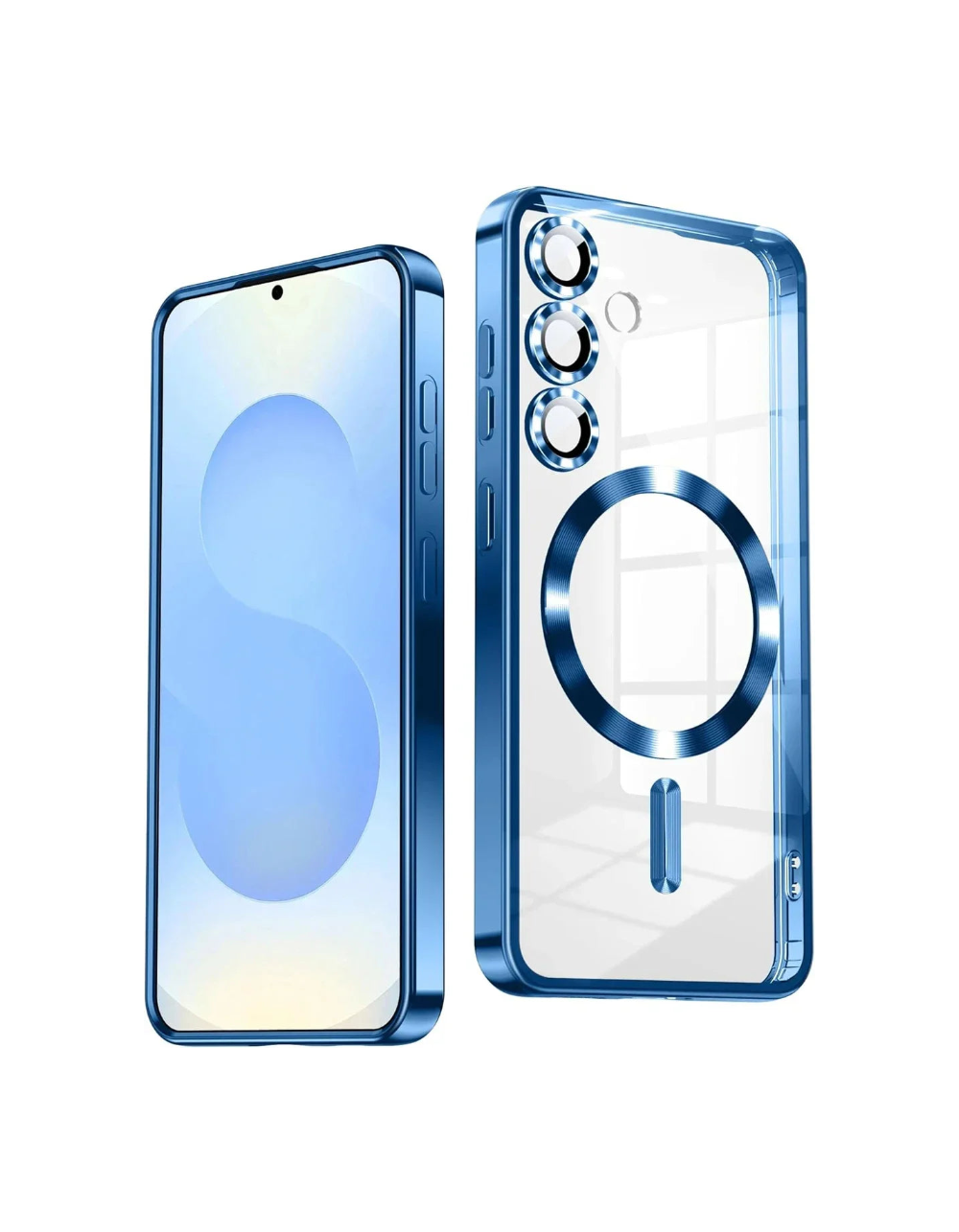 Samsung Galaxy - MagSafe Luxury Shockproof Plated Case