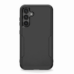 Samsung Galaxy - Military Grade Shockproof Case in black matte finish with rugged raised edges and triple-camera cutout