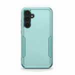 Samsung Galaxy - Military Grade Shockproof Case in translucent mint green with rugged raised edges and a triple-camera cutout