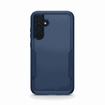 Samsung Galaxy - Military Grade Shockproof Case in dark navy blue with a matte finish, rugged raised edges and triple-camera cutout
