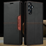 Samsung Galaxy - Premium Leather Look Wallet Case with Card Holder