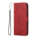 Samsung Galaxy - Prime Leather Look Flip Wallet Case
