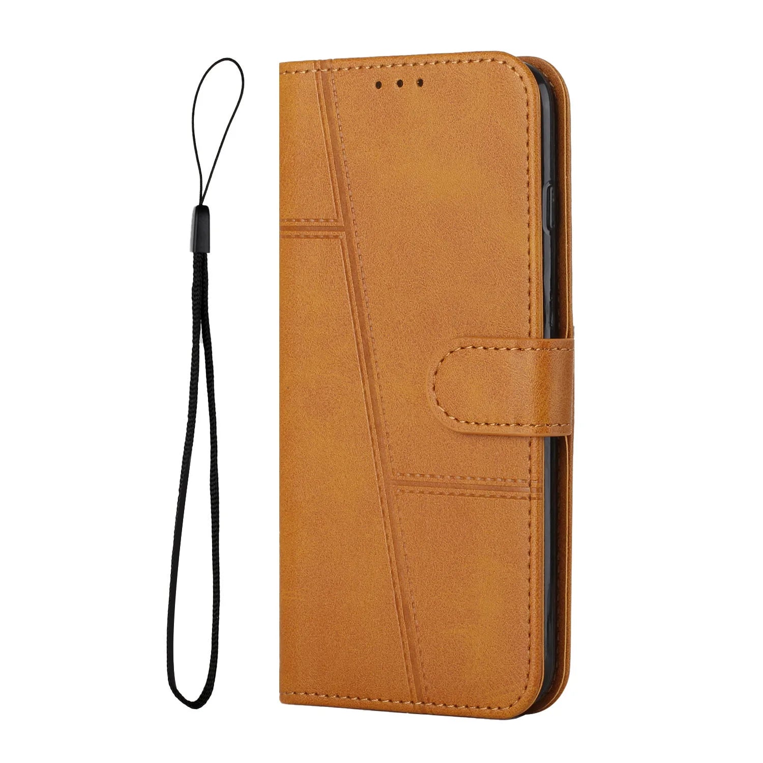 Samsung Galaxy - Prime Leather Look Flip Wallet Case