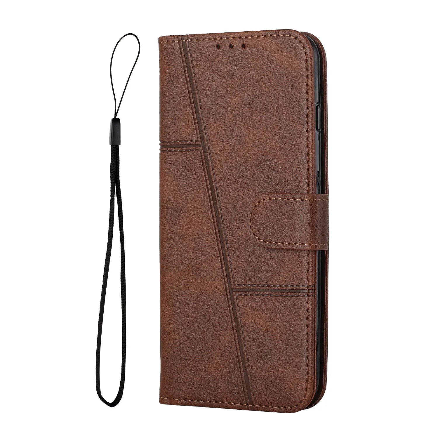 Samsung Galaxy - Prime Leather Look Flip Wallet Case
