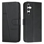 Samsung Galaxy - Prime Leather Look Flip Wallet Case