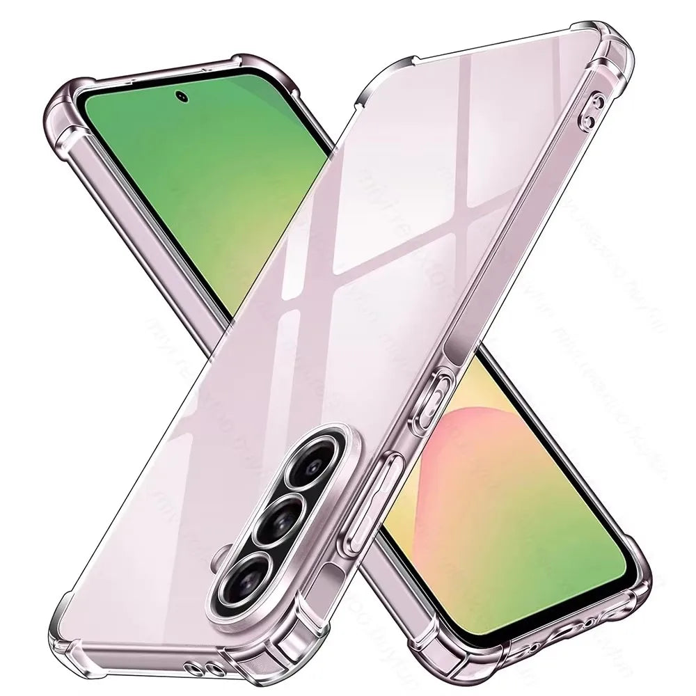 Samsung Galaxy - Shockproof Silicone Clear Case