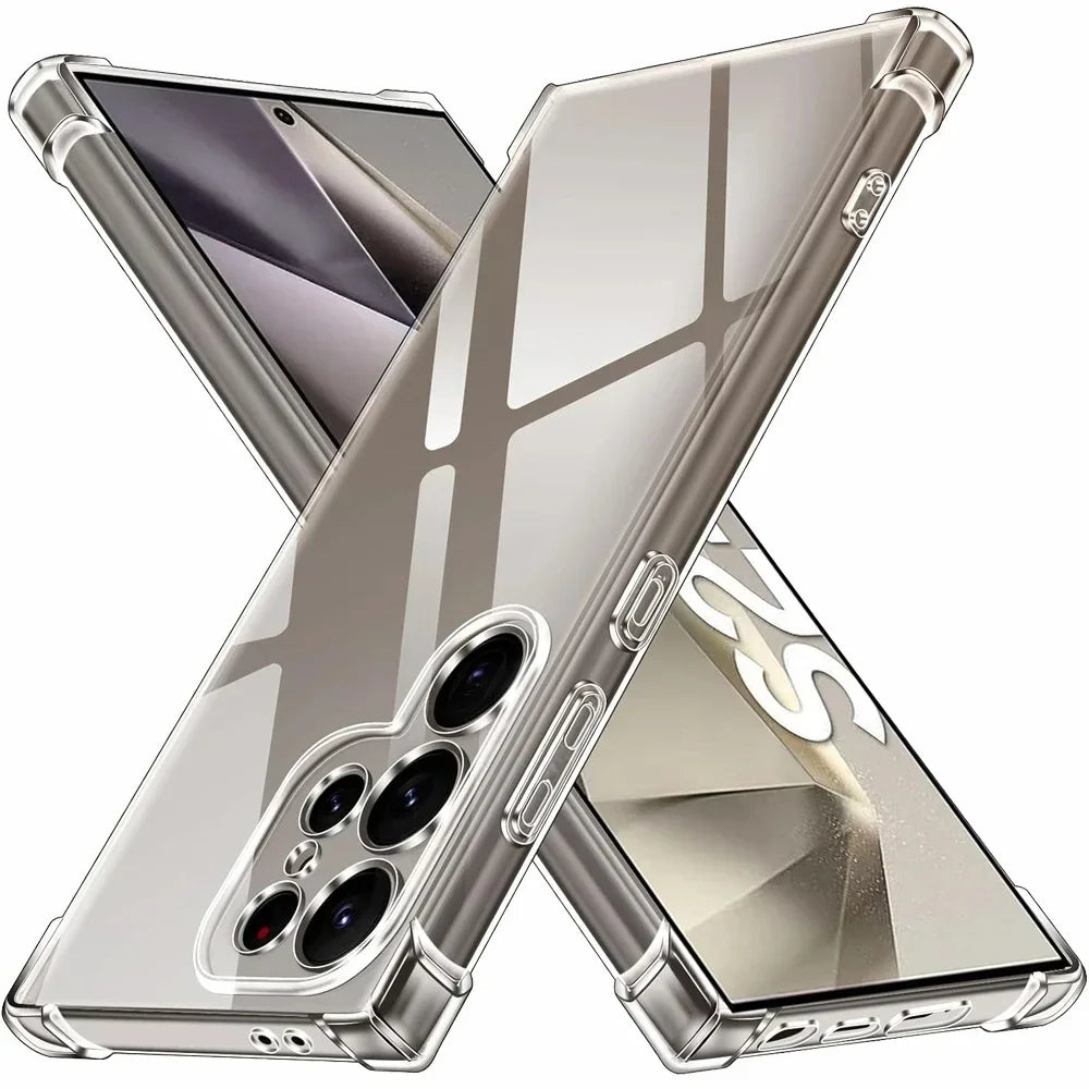Samsung Galaxy - Slim Shockproof Clear Case