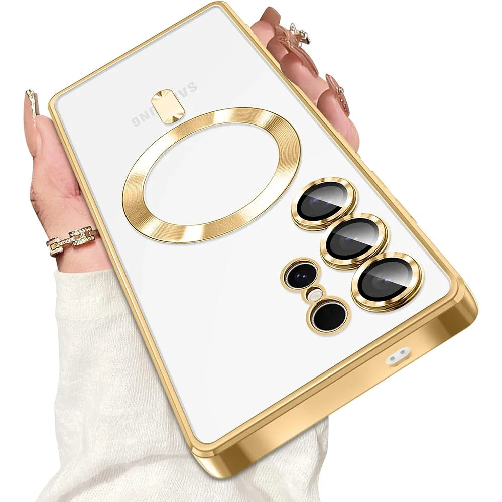 Samsung Galaxy - Stylish MagSafe Clear Case