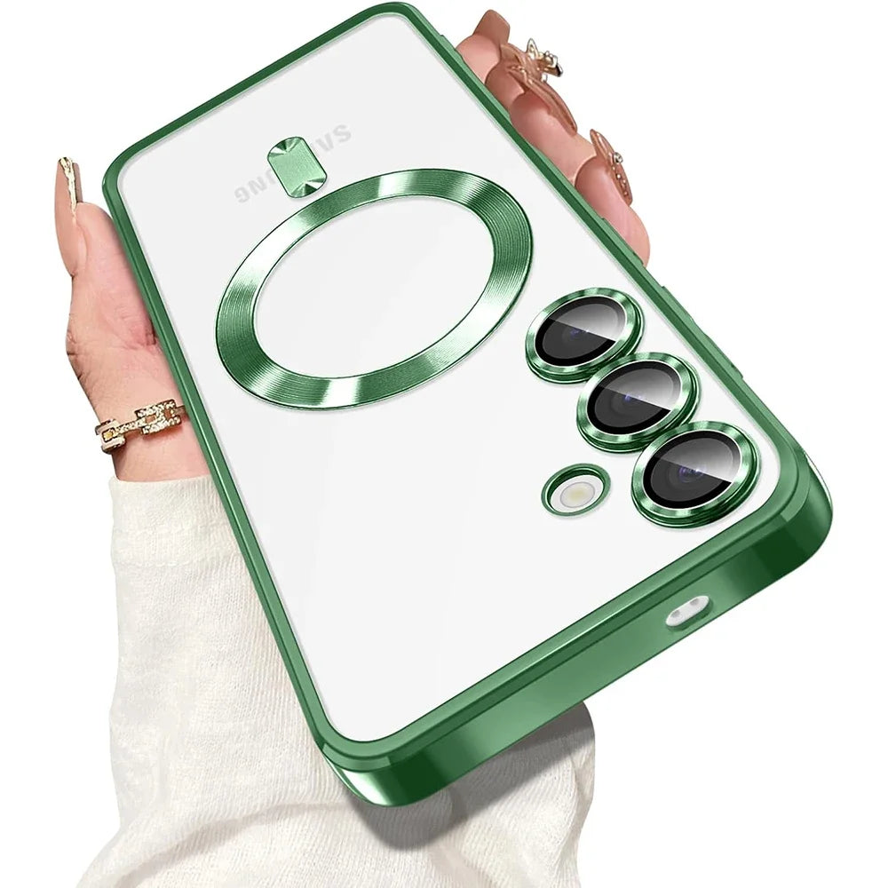 Samsung Galaxy - Stylish MagSafe Clear Case