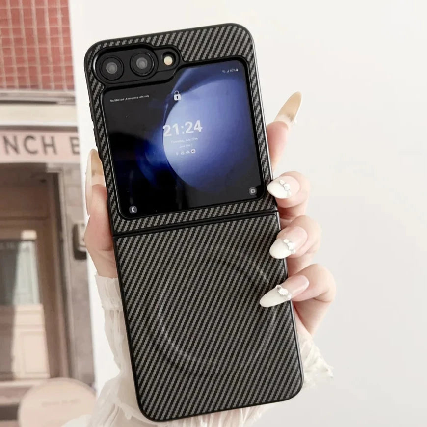 Samsung Galaxy Z Flip - Ultra Thin Carbon Fibre MagSafe Case