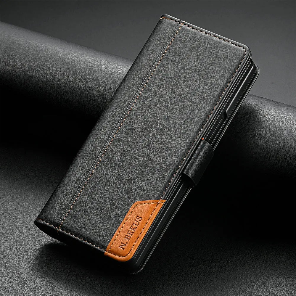 Samsung Galaxy Z Fold - Leather Wallet Case