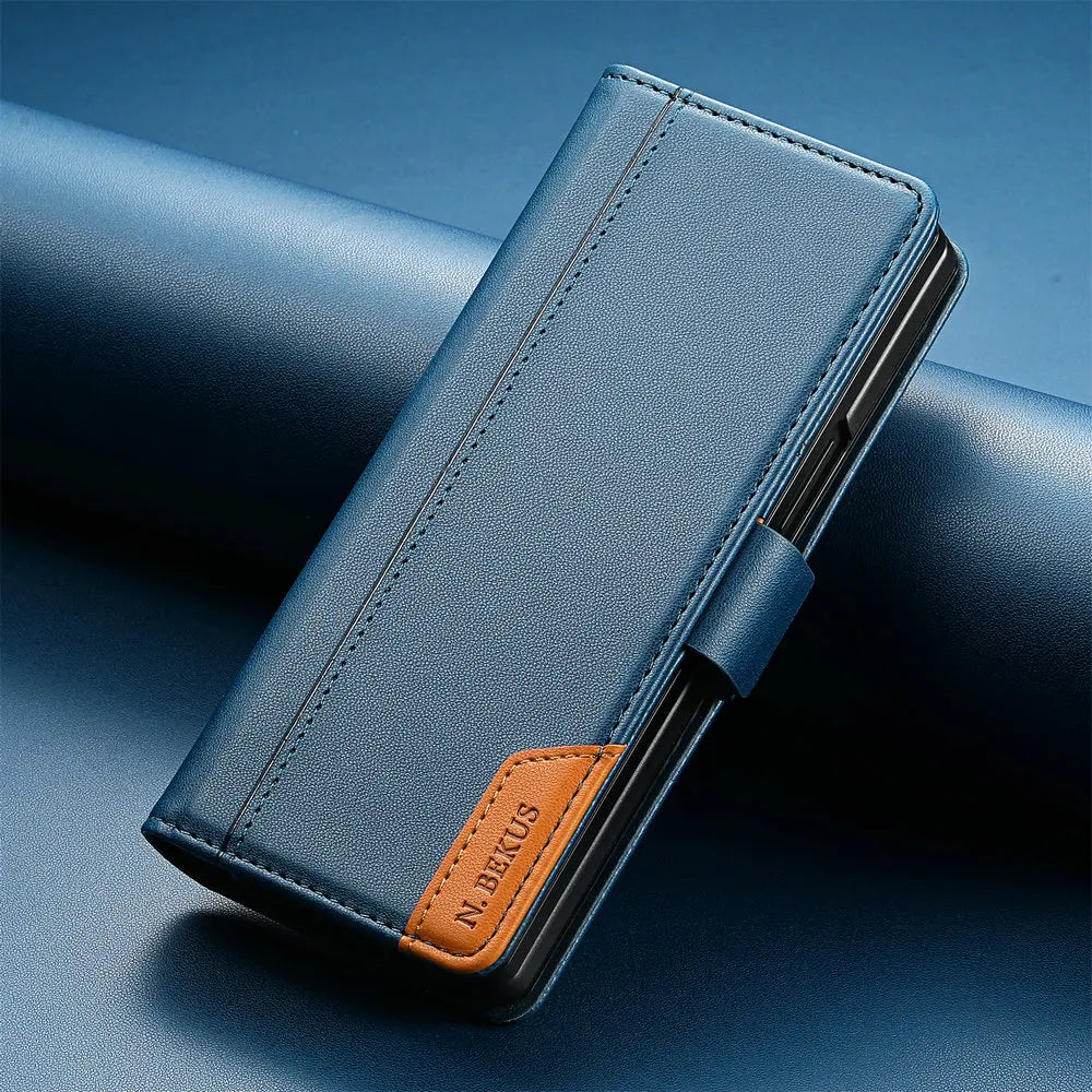 Samsung Galaxy Z Fold - Leather Wallet Case