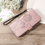 Xiaomi - Leather Look Flip Wallet Case Embossed