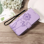 Xiaomi - Leather Look Flip Wallet Case Embossed