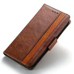 Xiaomi - Magnetic Leather Look Wallet Case