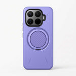 Xiaomi MagSafe Ring Stand phone case in purple with a textured circular ring holder and raised camera guard
