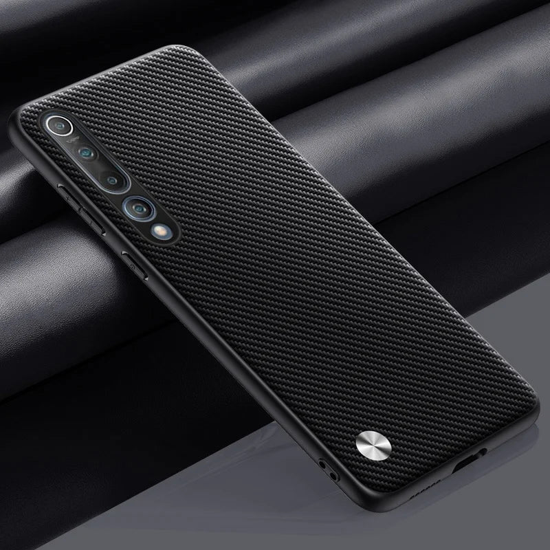 Xiaomi Mi 10 - Luxury Leather Look Case