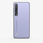 Xiaomi Mi 10 Luxury case in light purple with a fine textured finish, black edging and vertical camera cutouts