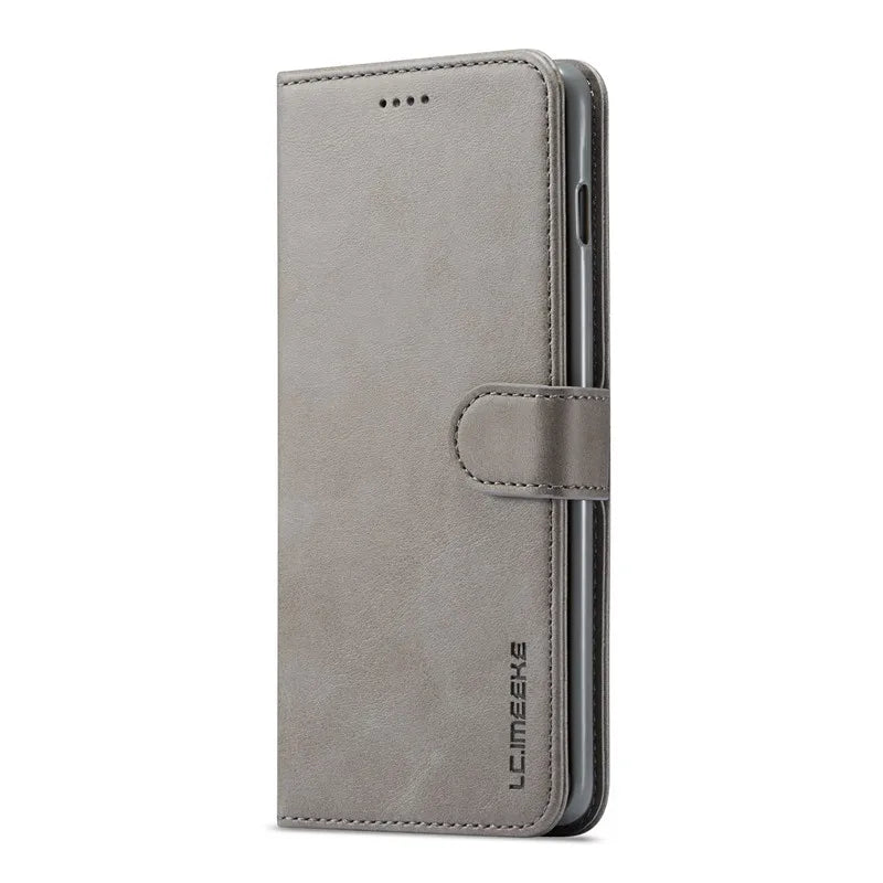 Xiaomi POCO - Leather Look Wallet Flip Case with Card Slots