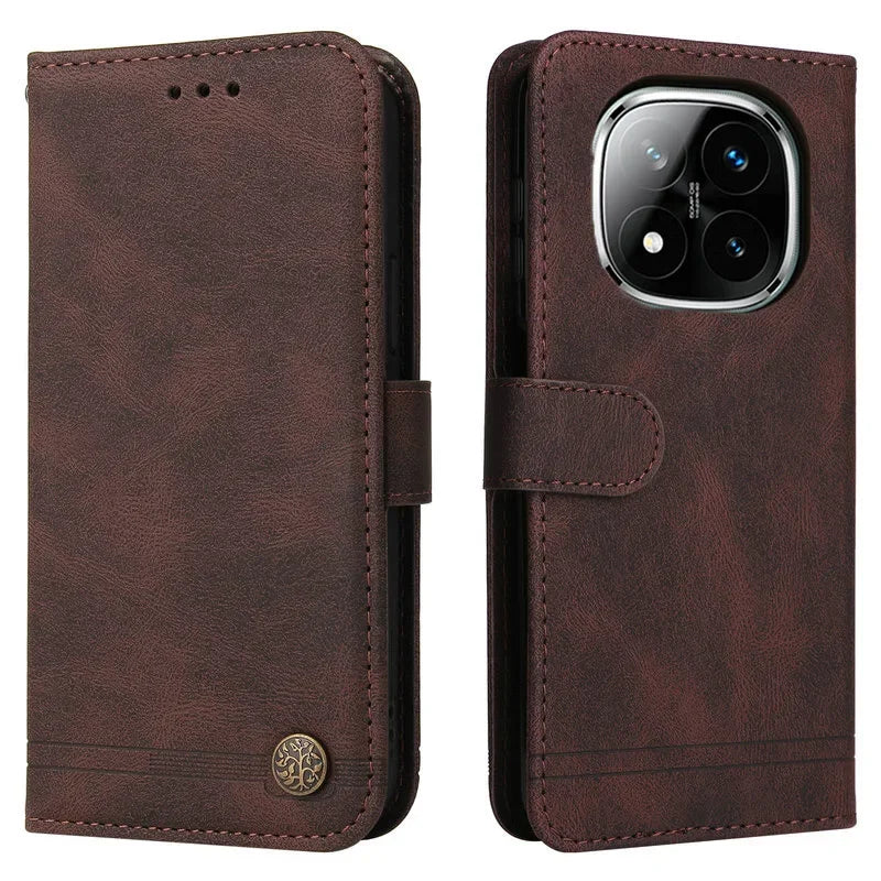 Xiaomi POCO - Luxury Vegan Leather Wallet Case